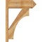 Ekena Millwork Westlake Rough Sawn Arts and Crafts Outlooker, Western Red Cedar, 8"W x 24"D x 32"H OUT08X24X32WTL03RWR - alternate 3